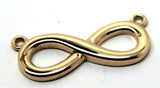Kaedesigns New 9ct Yellow Or Rose Or White Gold Infinity Love Pendant