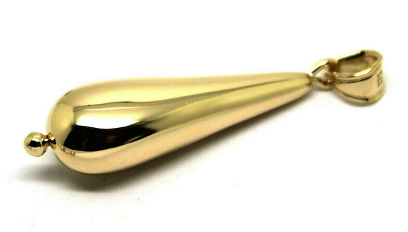 Kaedesigns New Genuine New 9ct Yellow, Rose or White Gold Long Teardrop Tear Drop Pendant