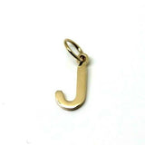 Kaedesigns, Genuine 9ct 9kt Genuine Solid Small Yellow, Rose or White  Gold Initial Pendant J