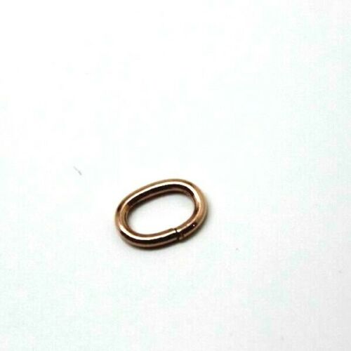 Kaedesigns, 9ct 9k Yellow, Rose or White Gold, 7mm Oval Open Jump Ring