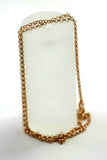 Genuine 9ct Rose Gold Belcher Chain Necklace 45cm 5.46 grams