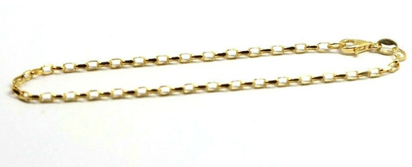 Genuine New 9ct Yellow Gold Solid 19cm Diamond Cut Oval Belcher Bracelet