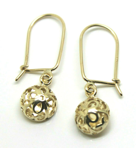 Kaedesigns New 9ct Solid Yellow, Rose or White Gold Half Ball Filigree Earrings