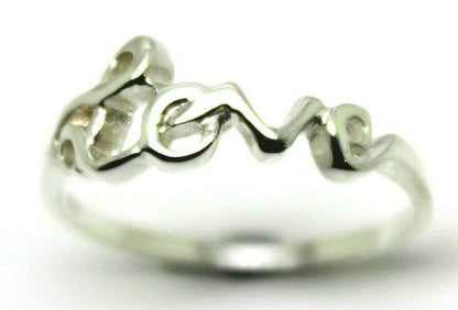 Kaedesigns New Solid 9ct 9k Yellow, Rose or White Gold Love Initial Ring