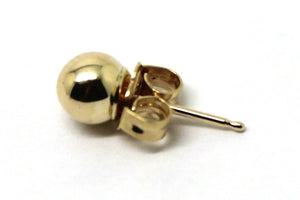 Genuine New 9ct 9kt Yellow Gold One Earring 4mm Stud Ball Earring