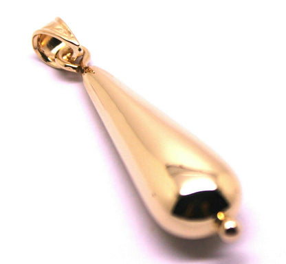 Kaedesigns New Genuine New 9ct Yellow, Rose or White Gold Long Teardrop Tear Drop Pendant