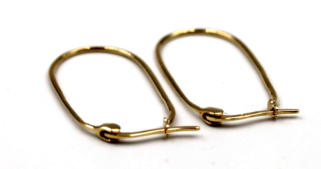 Kaedesigns New Genuine 9ct 9K Yellow or Rose Gold Large Hook Earrings