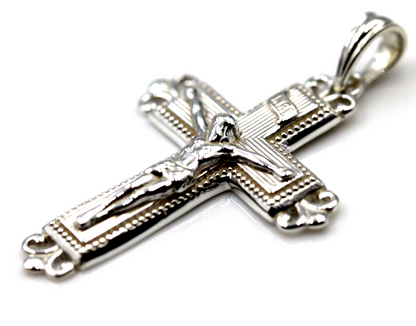 Kaedesigns New Genuine Sterling Silver 925 Crucifix Cross Pendant