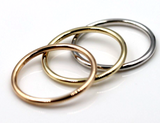 Kaedesigns, Genuine Solid Stackable Rings 9ct Yellow, White And Rose Gold Bands