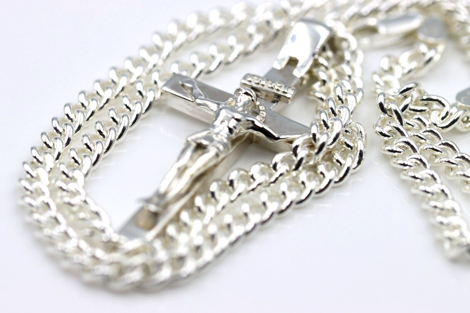 Solid silver best sale necklace chain