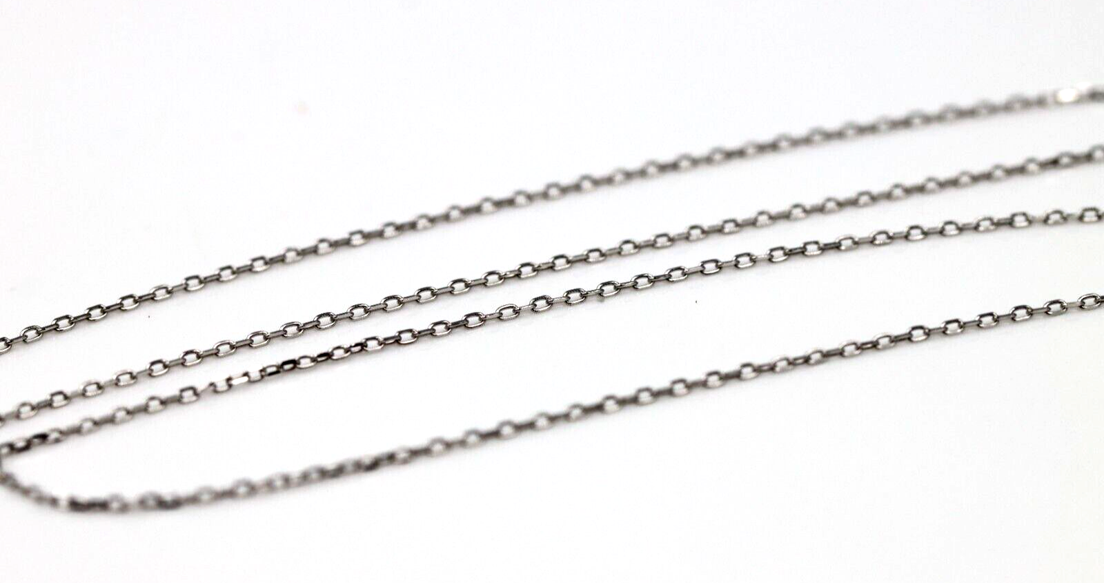 White gold chain online thin