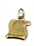 Genuine 14ct 14K Yellow Gold Virgin Mary Pendant or Charm*Free express post oz