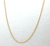 18ct 750 Yellow Gold Belcher Cable Chain Necklace 50cm 3.79grams -Free express post