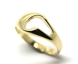 Genuine Solid 9ct 9K Yellow Or Rose Or White Gold 375 Large Initial Ring C