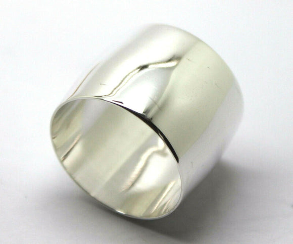 Kaedesigns New SIze S 1/2 Sterling Silver Full Solid 17mm Extra Wide Band Ring