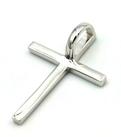 Kaedesigns Genuine Solid Delicate 9ct 9K Yellow, Rose Or White Gold Thin Plain Cross Pendant