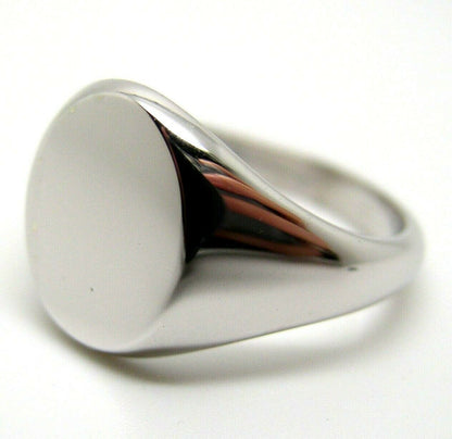 Genuine New Size M Sterling Silver 925 Solid Heavy Signet Ring