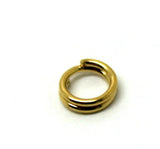 Kaedesigns New 9ct Yellow Gold Split Ring Sizes 5mm Or 6mm Or 7mm