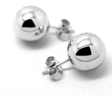 Kaedesigns, New Genuine 9ct 9K Solid Yellow, Rose or White Gold 12mm Stud Ball Earrings