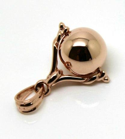 Kaedesigns New 9ct 9kt Solid Yellow, Rose or White Gold Euro 10mm Ball Spinner Pendant