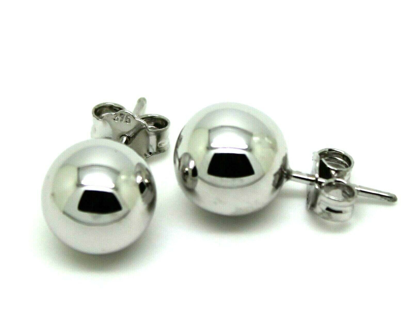 Kaedesigns Genuine New 9ct 9K Yellow, Rose or White Gold 10mm Stud Ball Earrings