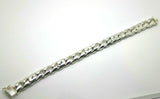 Heavy Fine Silver 999 Kerb Curb Bracelet 21cm 78.03Grams*Free Express Post In Oz