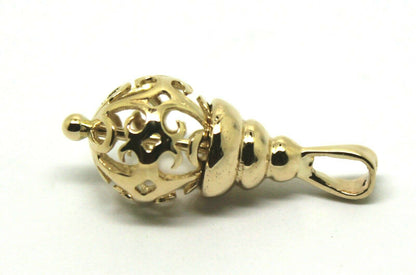 Kaedesigns New Genuine 9ct 9K Yellow, Rose or White Gold 10mm Filigree Ball Pendant