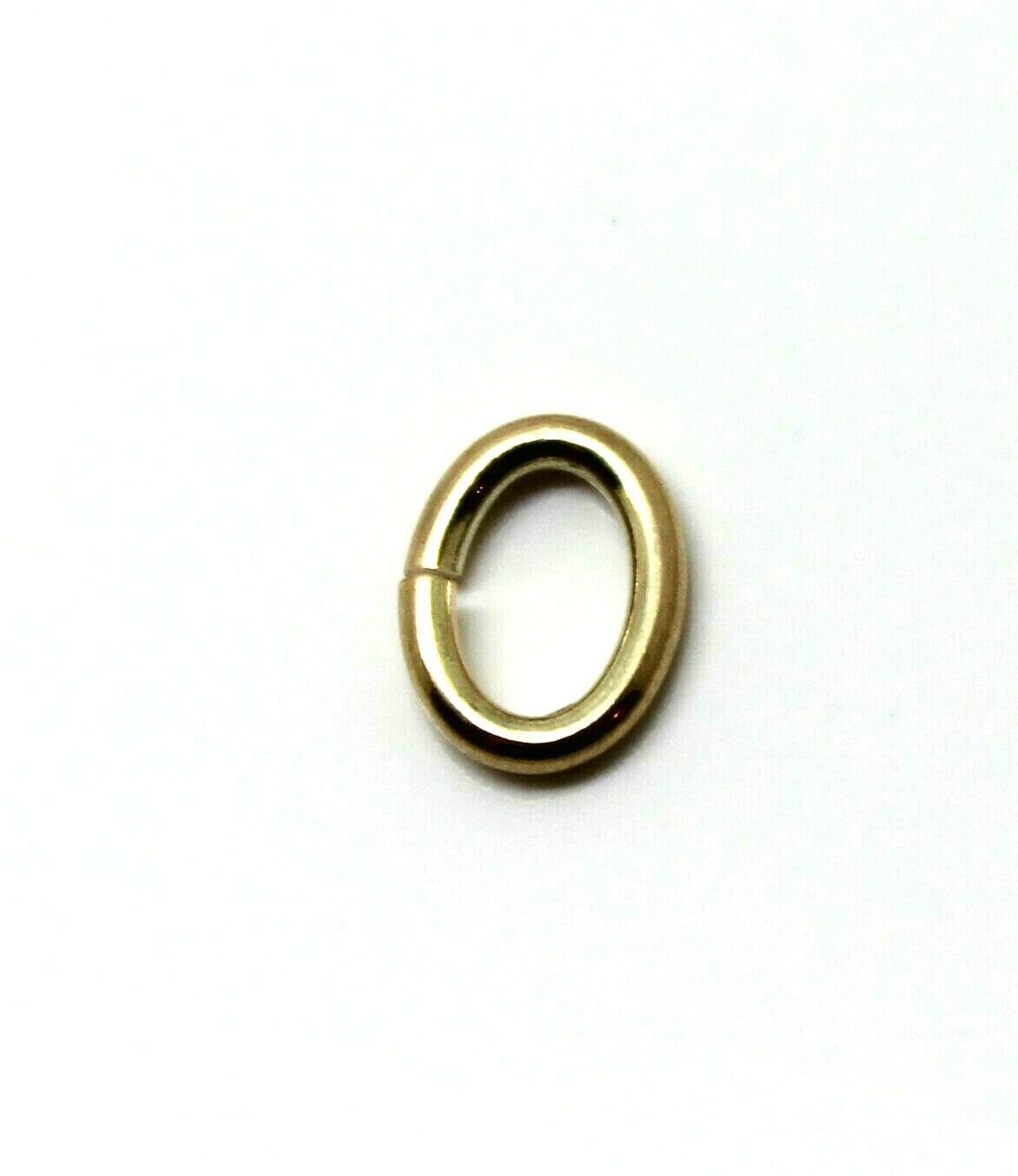 Kaedesigns, 9ct 9k Yellow Gold, 8mm Oval Open Jump Ring