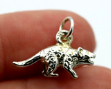 Sterling silver small lightweight Tasmanian Devil Charms or Pendant - Free post