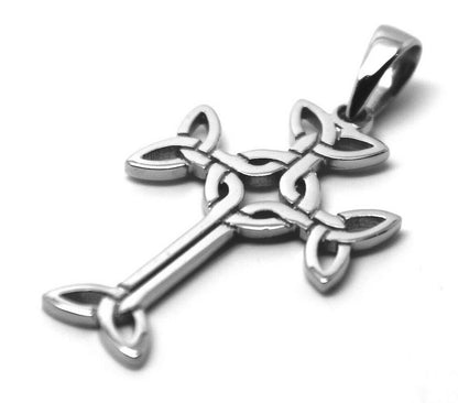 Kaedesigns Genuine Large Sterling Silver 925 Celtic Cross Pendant 425