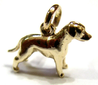 Kaedesigns, New 3D 9ct 375 Yellow Or Rose Or White Gold Dog Charm Or Pendant