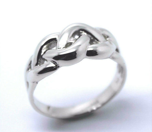Kaedesigns Genuine New Full Solid Sterling Silver Celtic Knot Woven Ring