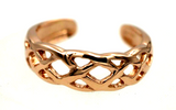 Kaedesigns New Genuine  Solid 9ct 9kt Yellow, Rose or White Gold Celtic Weave Toe Ring 432