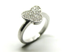 925 Sterling Silver Cubic Zirconia Dress Ring Band *Free Express Post In Oz*