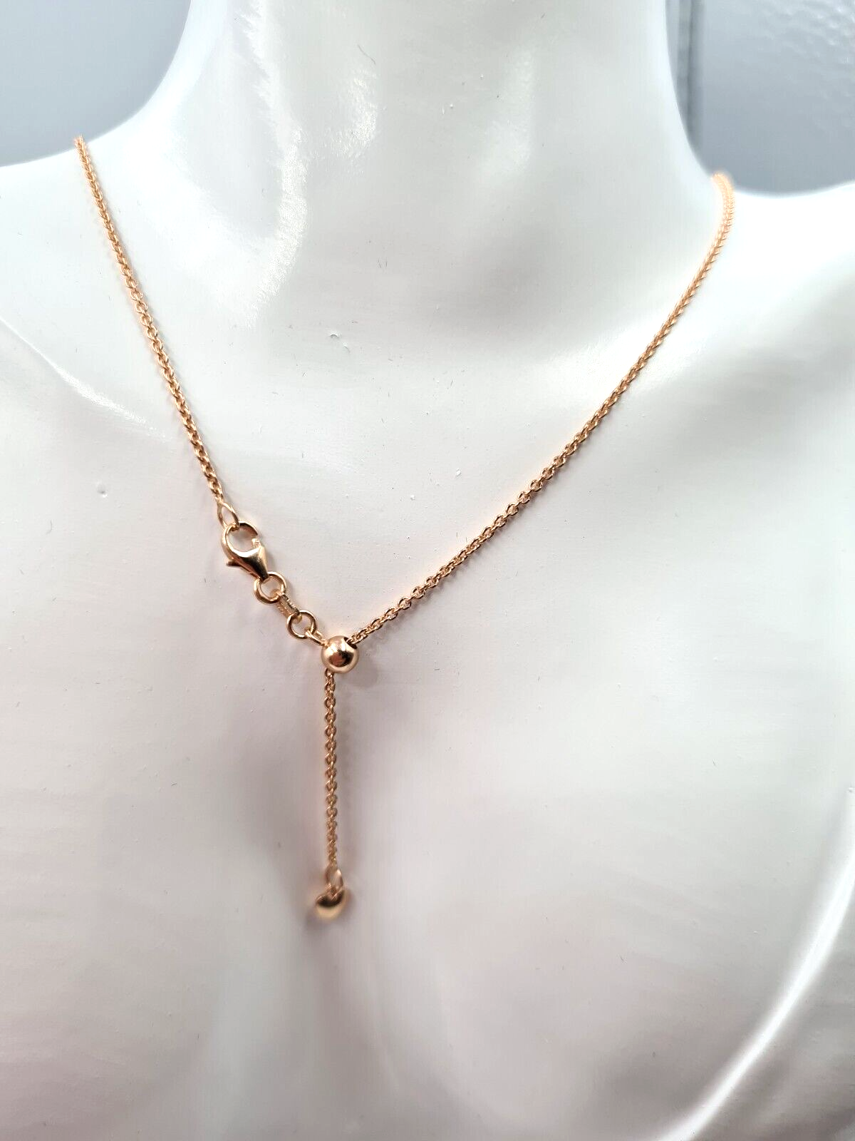 Rose gold adjustable chain deals