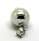 New 9ct Yellow Or Rose Or White Gold 10mm Or 12mm Or 14mm Plain Ball Pendant