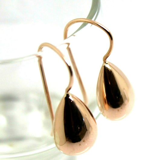 Kaedesigns New 9ct Solid Yellow, Rose or White Gold Tear Drop Teardrop Hook Earrings