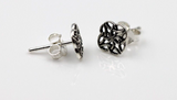 Genuine Sterling Silver 925 Small Celtic Stud Earrings - Free post