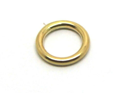 9ct or 18ct Yellow/White/Rose Gold SOLDERED JUMP RING MANY SIZE 2pk/5pk