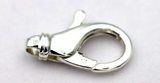 Sterling Silver Large Jumbo Size Lobster Clasp Connector Keyring