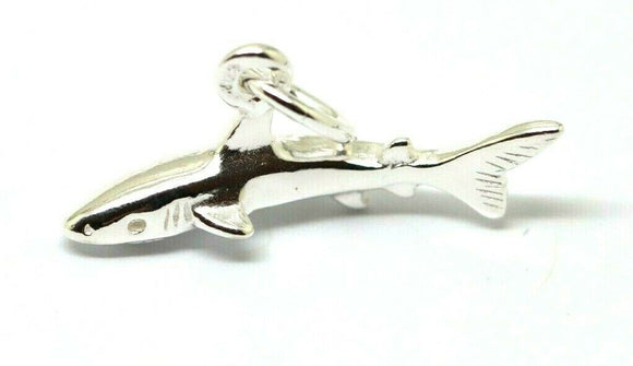 Kaedesigns New Sterling Silver Solid Shark Pendant / Charm - Free post in oz