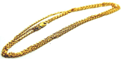 Genuine 9ct 9k Yellow Gold Round Belcher Chain Necklace in many sizes.