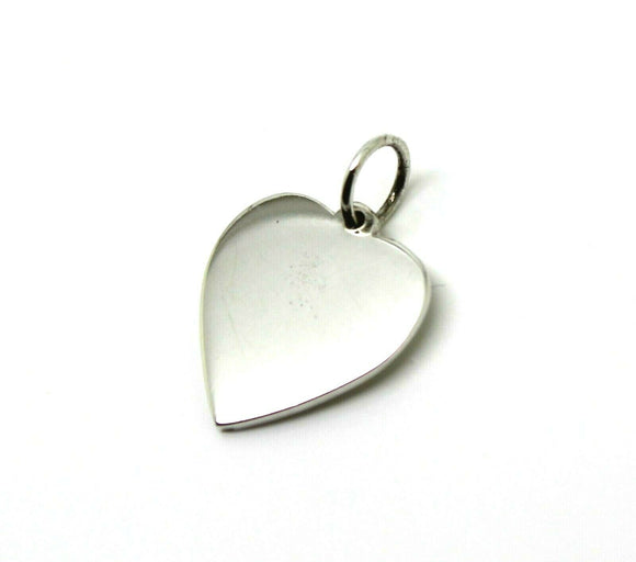 Sterling Silver Small Heart Shield Pendant Or Charm
