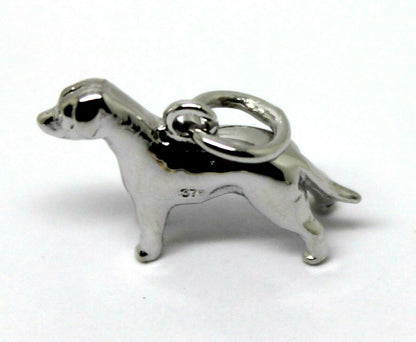 Kaedesigns, New 3D 9ct 375 Yellow Or Rose Or White Gold Dog Charm Or Pendant