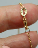 18ct 750 Yellow Gold Belcher Cable Chain Necklace 50cm 3.79grams -Free express post