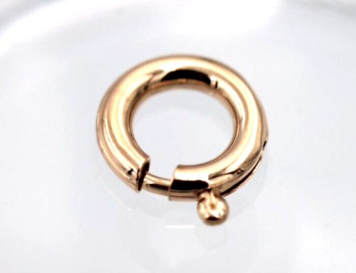 Kaedesigns New Small 8mm 9ct 375 Yellow, White or Rose Gold Bolt Ring Clasp