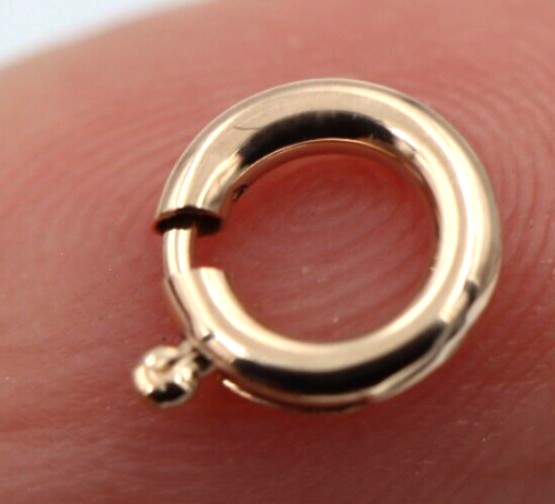 Kaedesigns New Small 8mm 9ct 375 Yellow, White or Rose Gold Bolt Ring Clasp