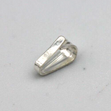 Solid Small Sterling Silver Snap On Pendant Bail Connector 5mm x 2mm *Free post