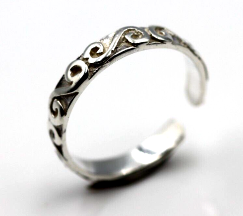 Kaedesigns New Genuine Sterling Silver Swirl Toe Ring