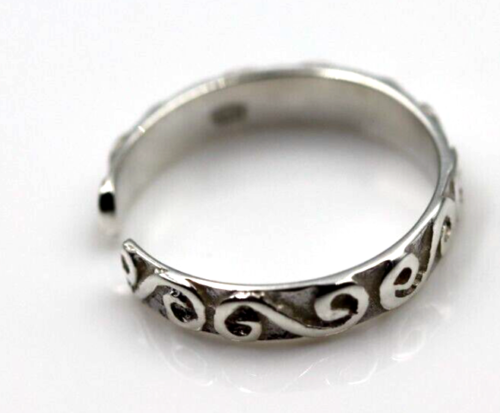 Kaedesigns New Genuine Sterling Silver Swirl Toe Ring